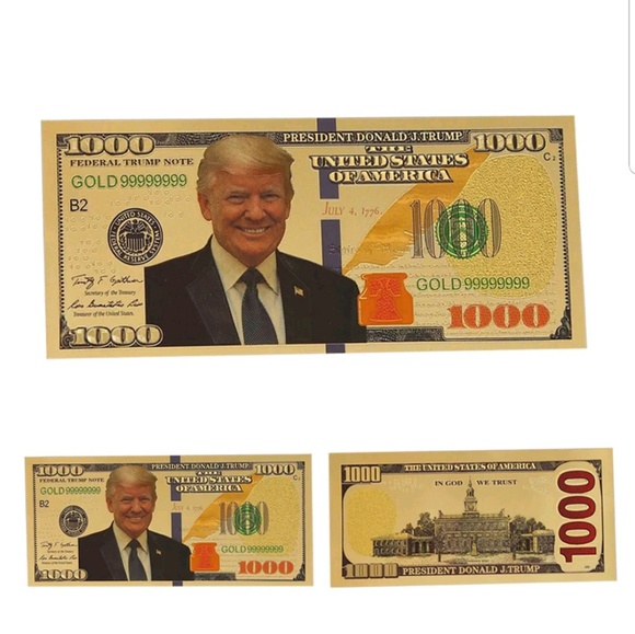 Trump 2020 accessories and trump 1000 dollar - Picture 4 of 4